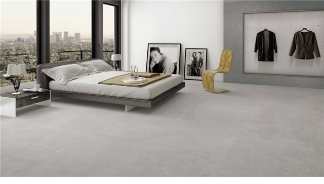 现代仿古砖卧室装修效果图