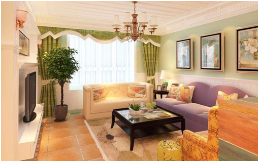 现代仿古砖风格效果图