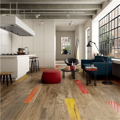 现代仿古砖装修效果图