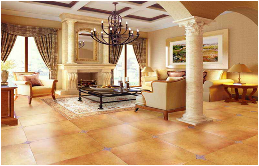 现代仿古砖风格效果图