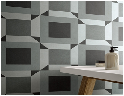 现代仿古砖效果图