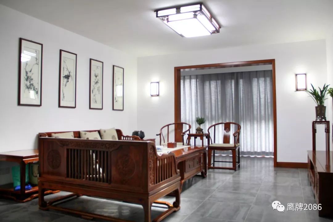 鹰牌2086家装案例，水墨京砖，文人墨客的至爱