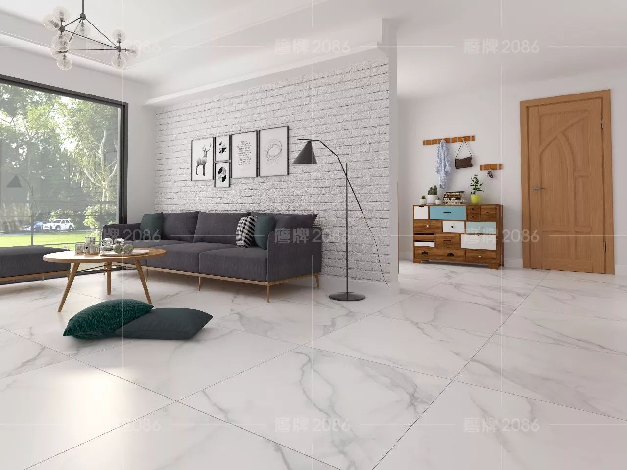 宅家看设计，鹰牌2086现代简约风全屋设计方案