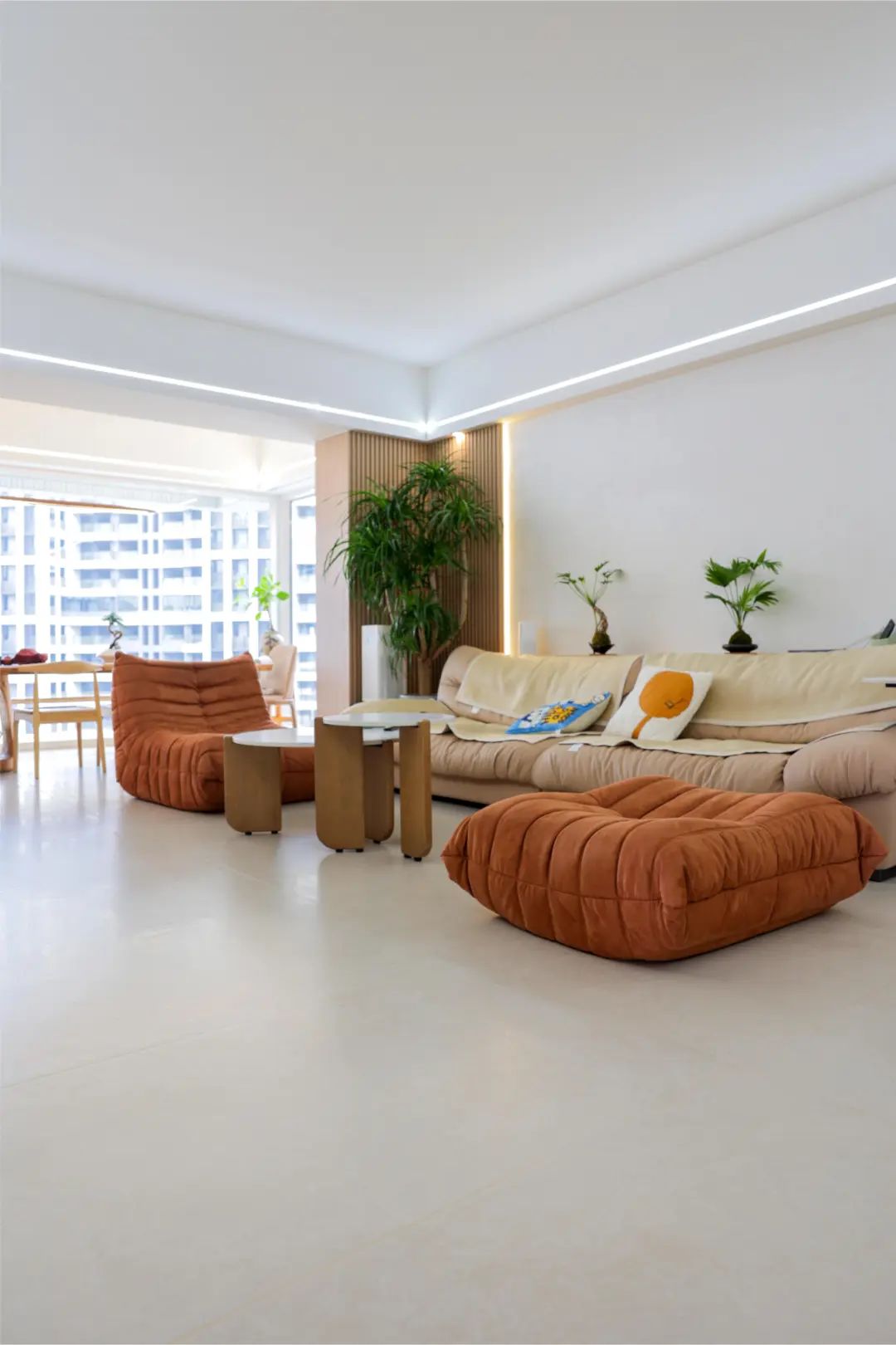 实景案列 | 东方自然的“朴”与奶油风“柔”完美结合(图7)