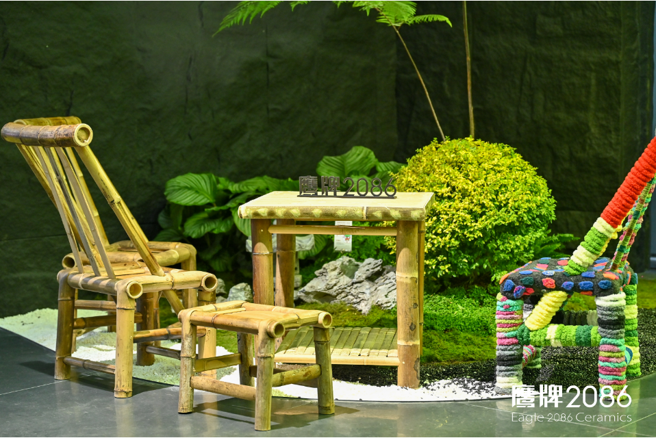 院藏东方·意趣棋间｜鹰牌2086携「玩家级·水墨京砖」亮相2024广州设计周(图29)